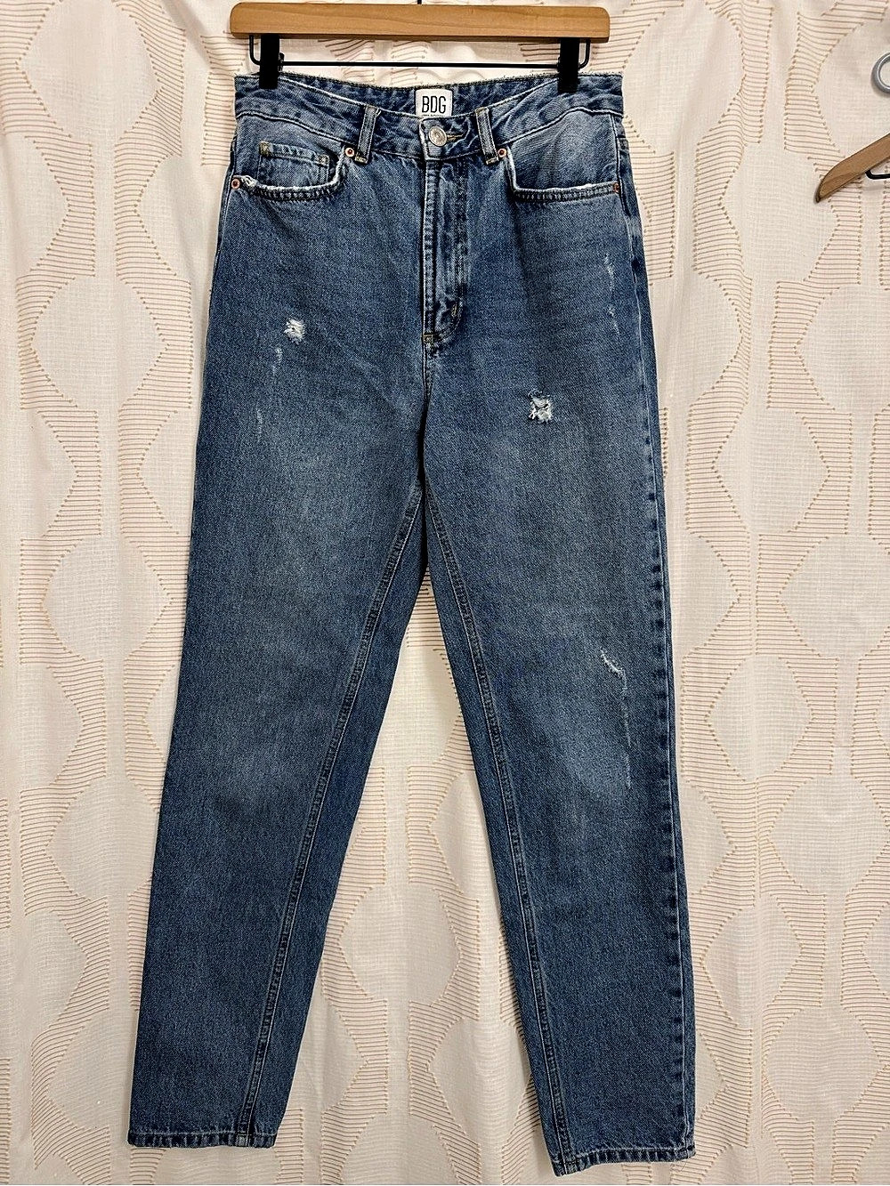 BDG MOM Straight Leg Jeans Waist W27 Blue